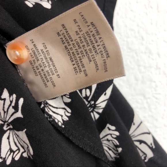 ANTHROPOLOGIE MAEVE LONG SLEEVES PRINTED TOP 4 - Picture 6 of 6